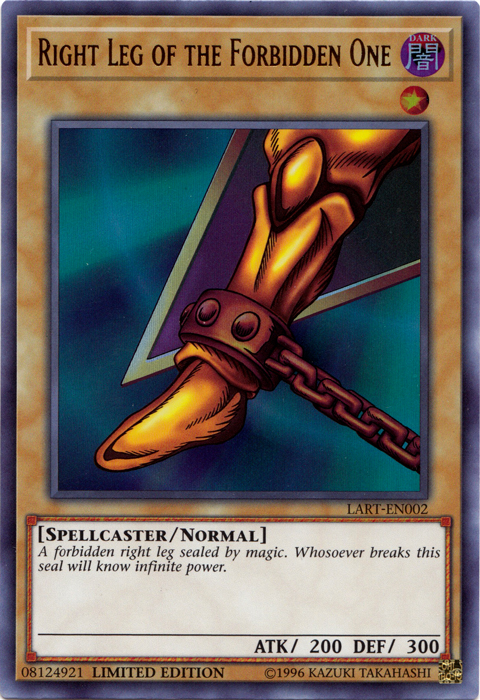 Right Leg of the Forbidden One [LART-EN002] Ultra Rare | Gamers Paradise