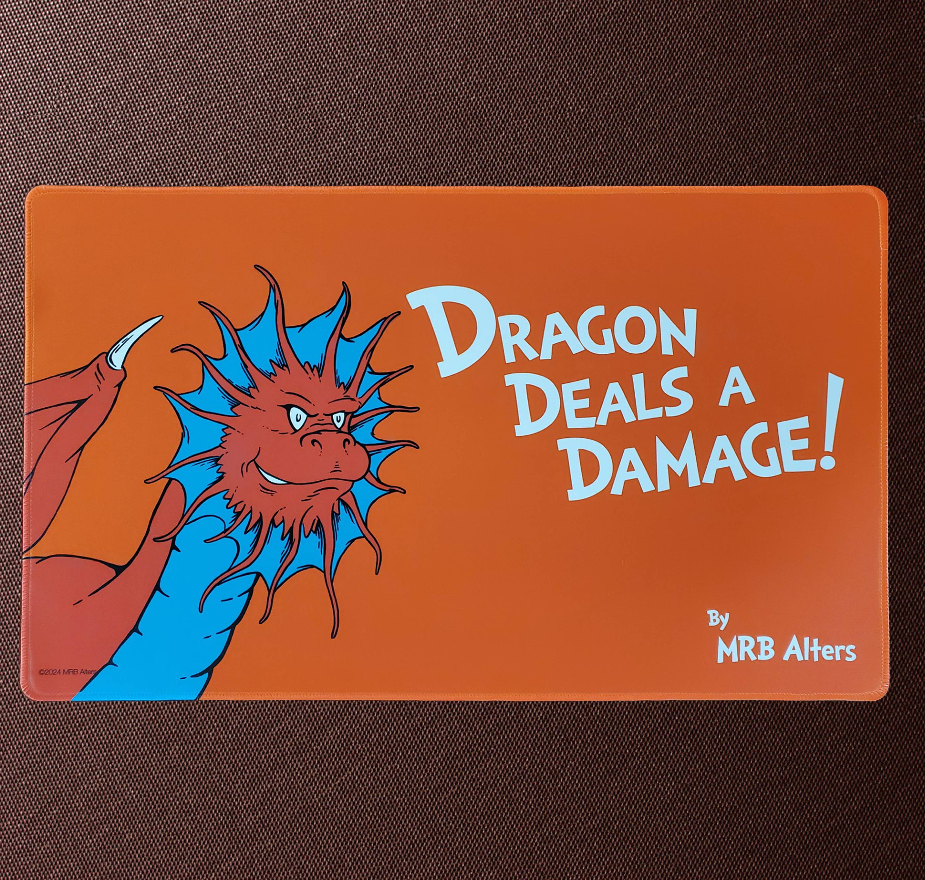 "Dragon Deals A Damage" Niv Playmat | Gamers Paradise