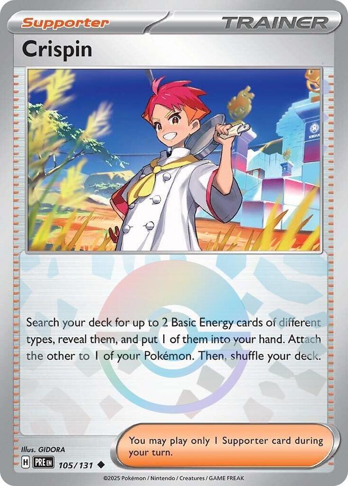 Crispin (105/131) (Poke Ball Pattern) [Scarlet & Violet: Prismatic Evolutions] | Gamers Paradise