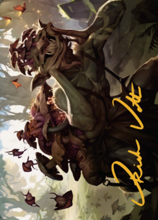 Sprouting Goblin Art Card (Gold-Stamped Signature) [Dominaria United Art Series] | Gamers Paradise