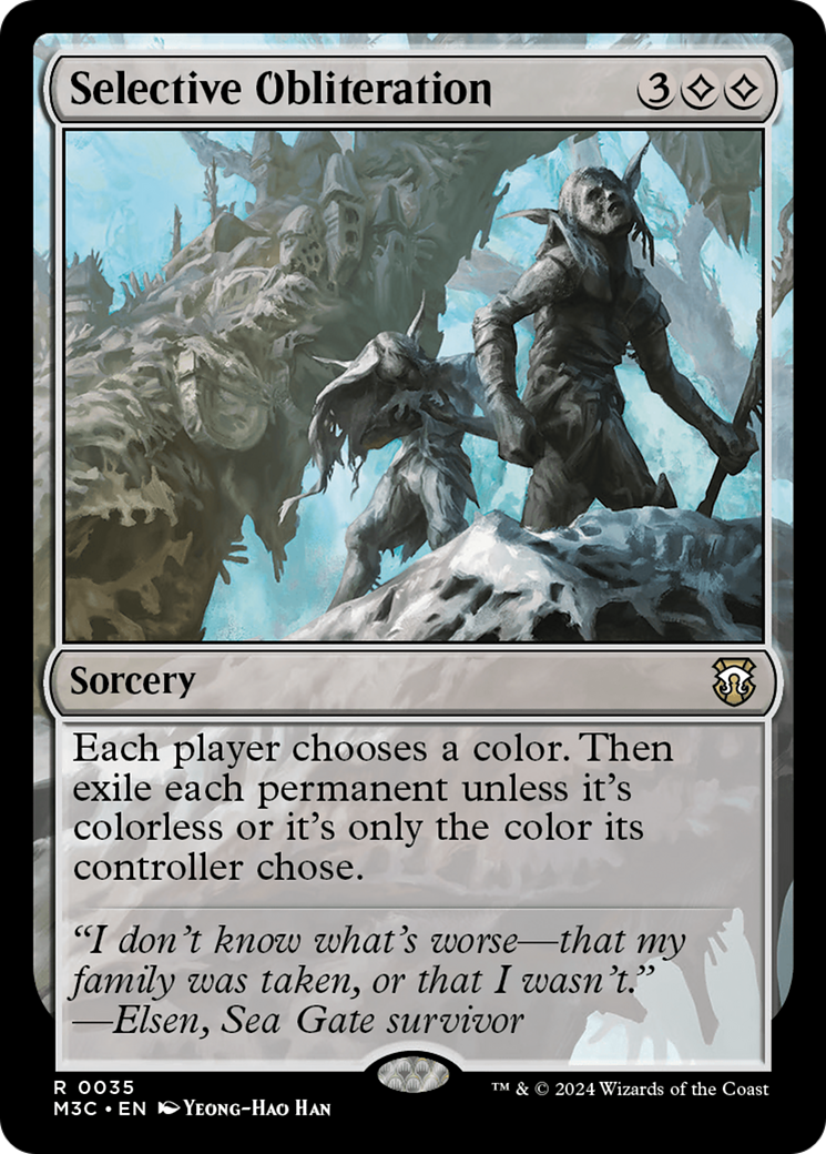 Selective Obliteration (Ripple Foil) [Modern Horizons 3 Commander] | Gamers Paradise