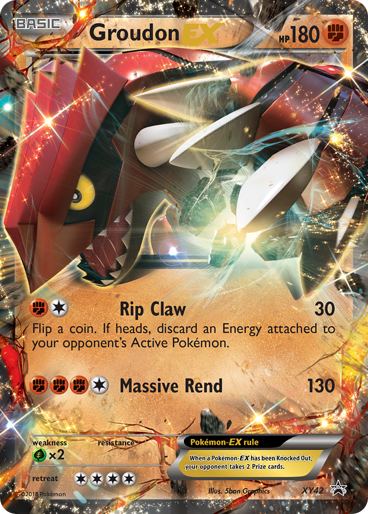 Groudon EX (XY42) [XY: Black Star Promos] | Gamers Paradise