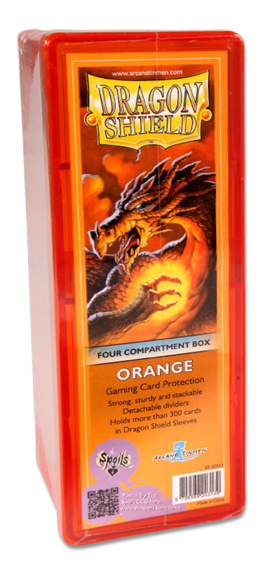 Dragon Shield: Four-Compartment Deck Box - Orange | Gamers Paradise