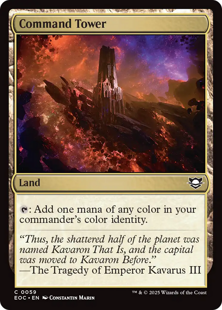 Command Tower [Edge of Eternities Commander] | Gamers Paradise