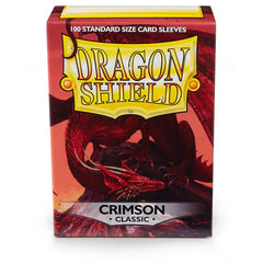 Dragon Shield: Standard 100ct Sleeves - Crimson (Classic) | Gamers Paradise