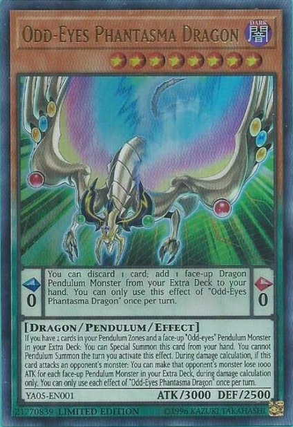 Odd-Eyes Phantasma Dragon [YA05-EN001] Ultra Rare | Gamers Paradise