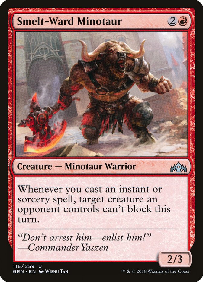 Smelt-Ward Minotaur [Guilds of Ravnica] | Gamers Paradise