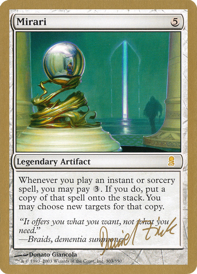 Mirari (Daniel Zink) [World Championship Decks 2003] | Gamers Paradise