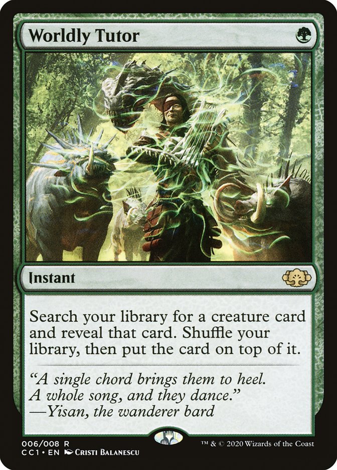 Worldly Tutor [Commander Collection: Green] | Gamers Paradise