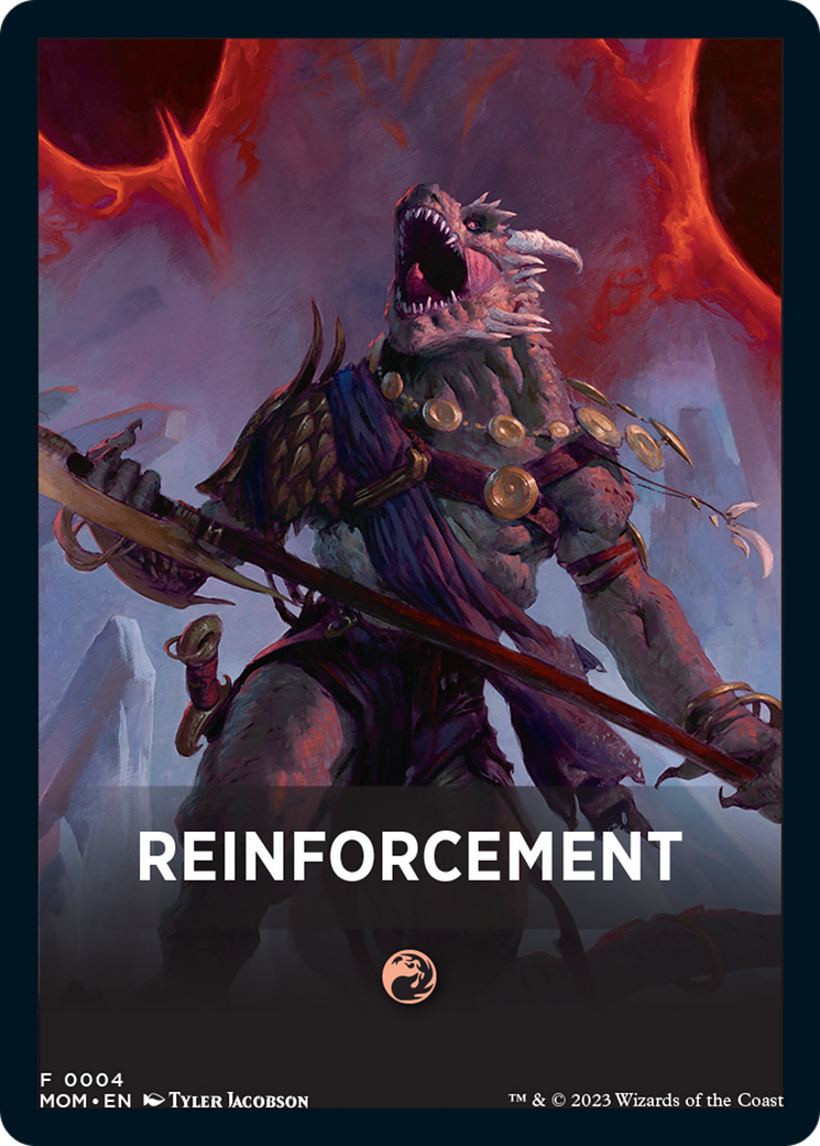 Reinforcement Theme Card [March of the Machine Tokens] | Gamers Paradise