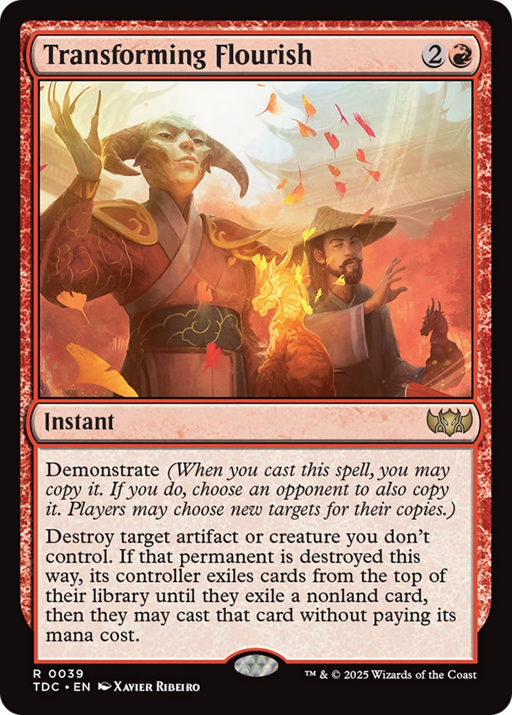 Transforming Flourish [Tarkir: Dragonstorm Commander] | Gamers Paradise