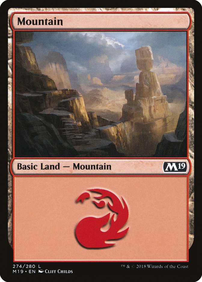 Mountain (274) [Core Set 2019] | Gamers Paradise