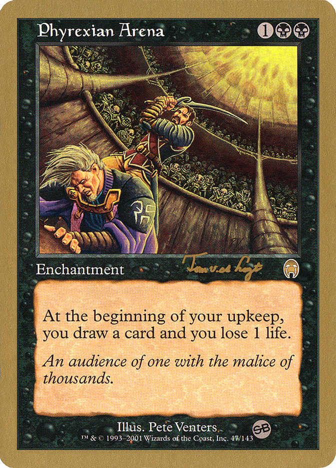 Phyrexian Arena (Tom van de Logt) (SB) [World Championship Decks 2001] | Gamers Paradise