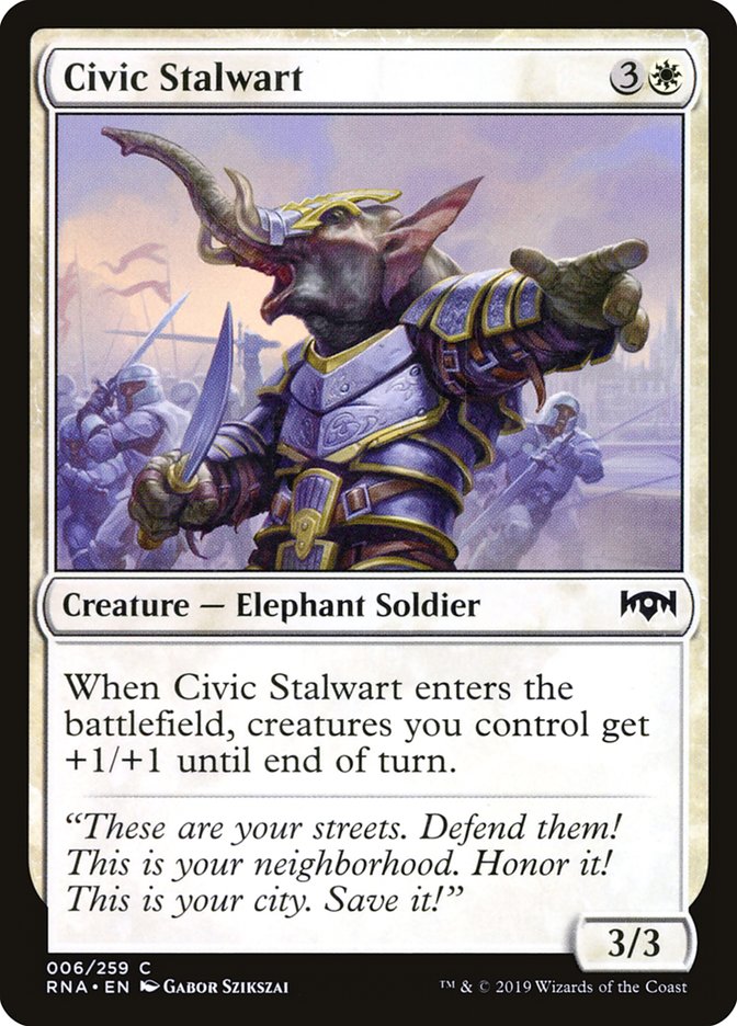 Civic Stalwart [Ravnica Allegiance] | Gamers Paradise