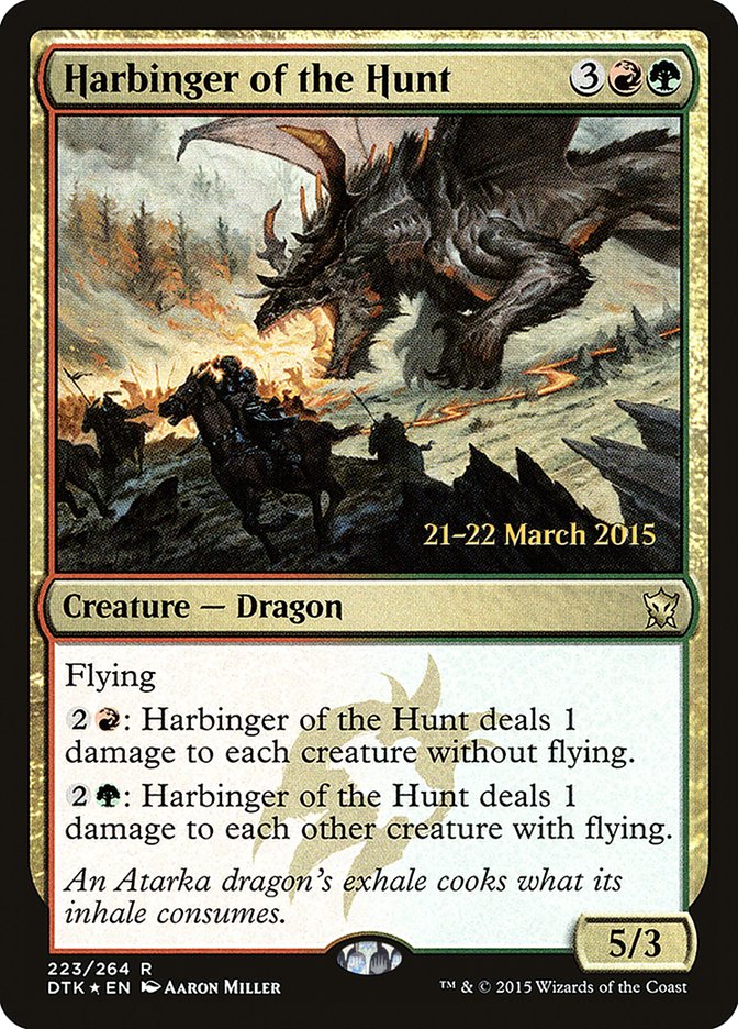 Harbinger of the Hunt [Dragons of Tarkir Prerelease Promos] | Gamers Paradise