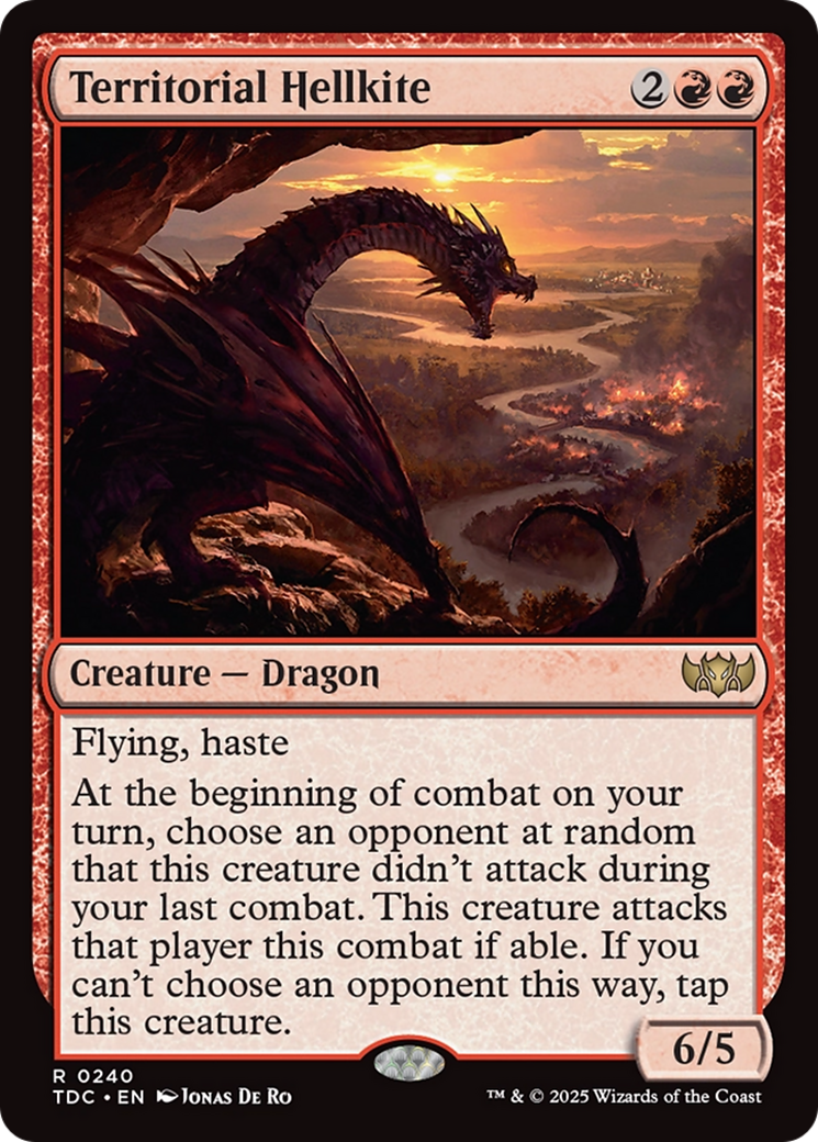 Territorial Hellkite [Tarkir: Dragonstorm Commander] | Gamers Paradise
