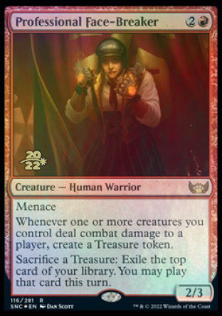 Professional Face-Breaker [Streets of New Capenna Prerelease Promos] | Gamers Paradise