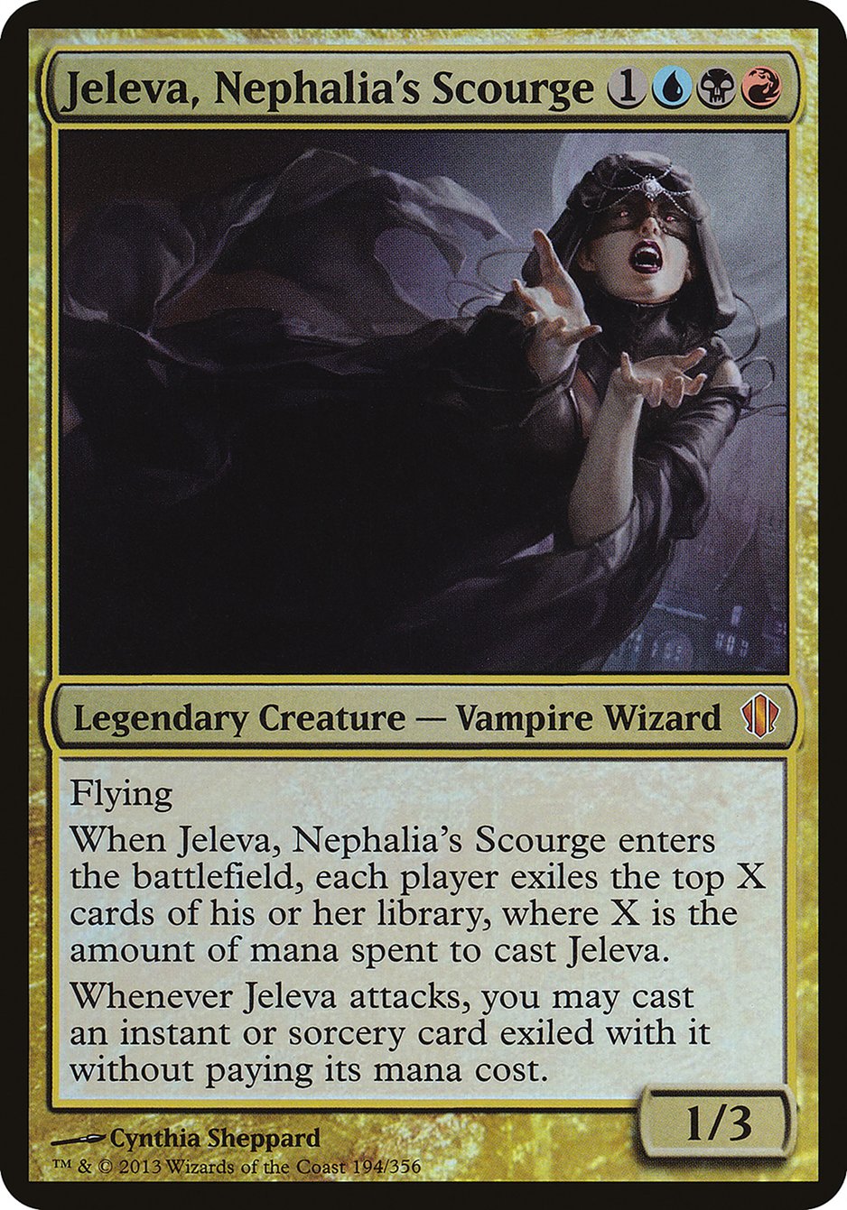 Jeleva, Nephalia's Scourge (Oversized) [Commander 2013 Oversized] | Gamers Paradise