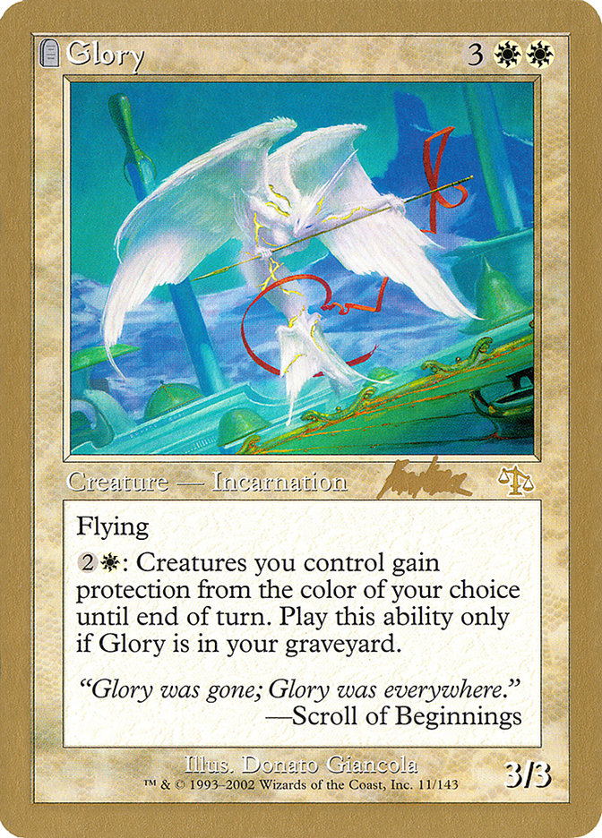 Glory (Brian Kibler) [World Championship Decks 2002] | Gamers Paradise