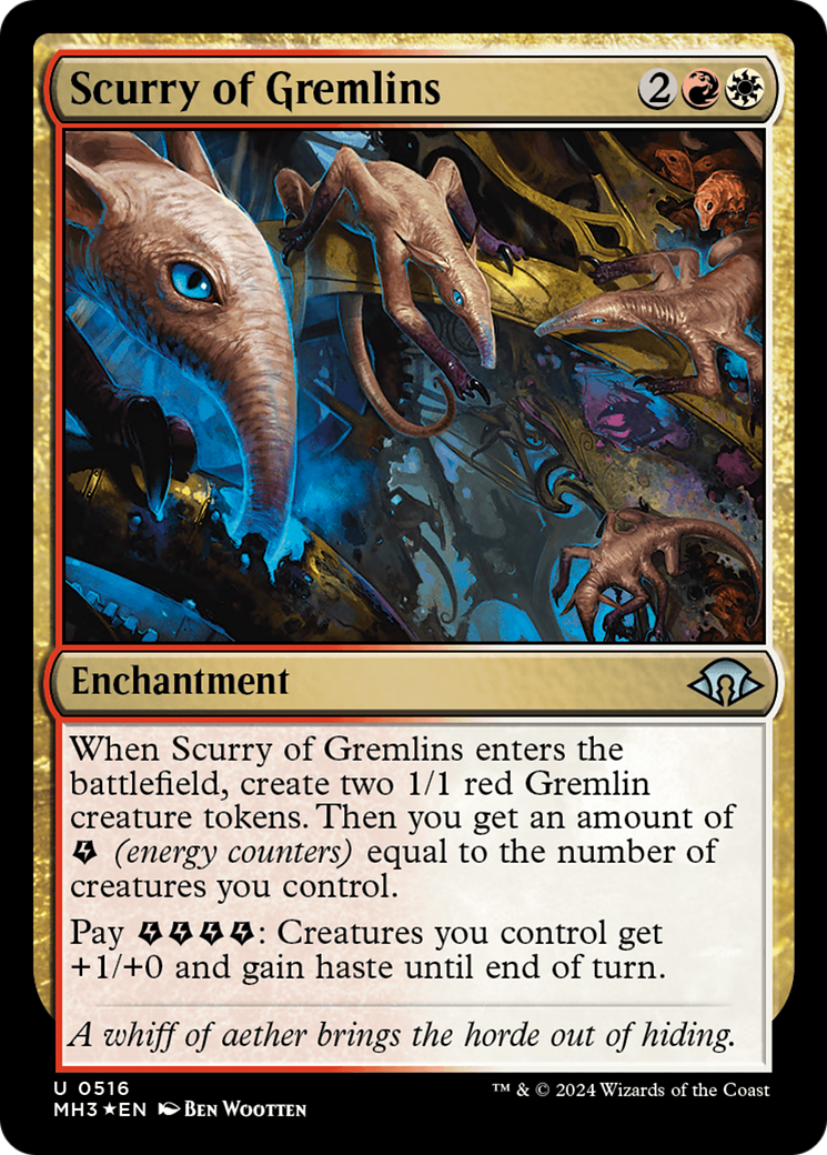 Scurry of Gremlins (Ripple Foil) [Modern Horizons 3] | Gamers Paradise