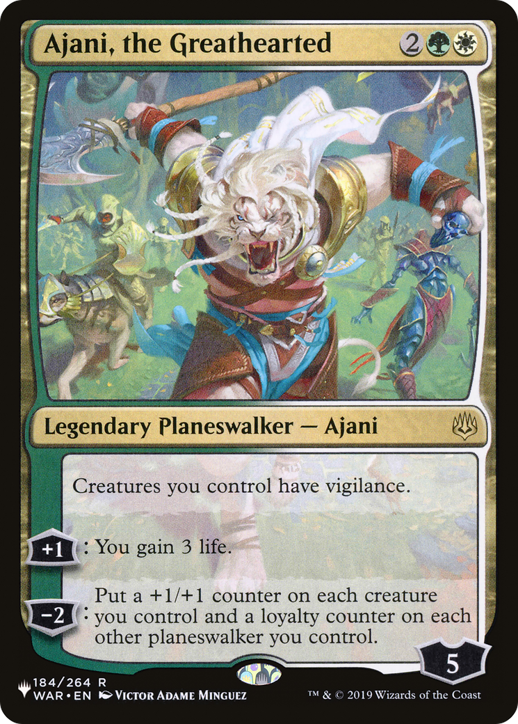 Ajani, the Greathearted [The List Reprints] | Gamers Paradise