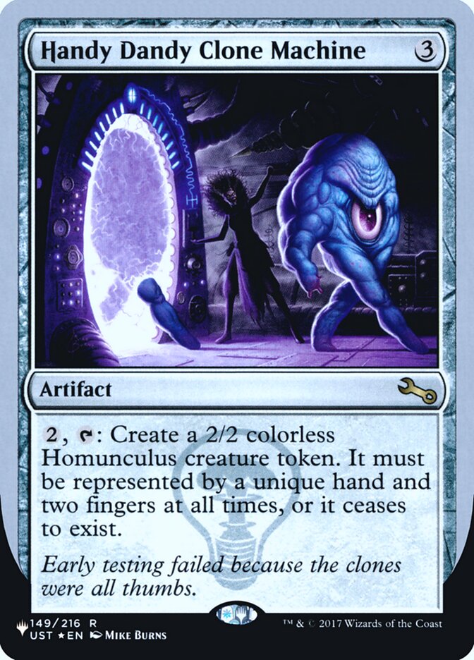 Handy Dandy Clone Machine (Unfinity Foil Edition) [The List] | Gamers Paradise