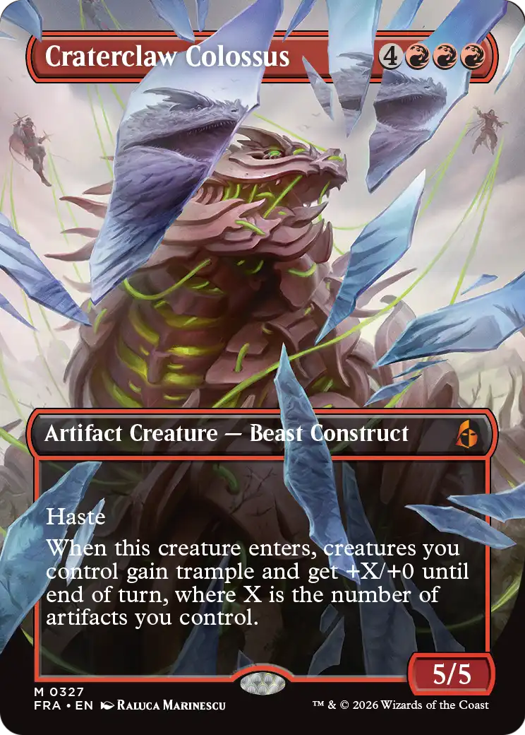 Craterclaw Colossus (Borderless) (0327) [Reality Fracture] | Gamers Paradise