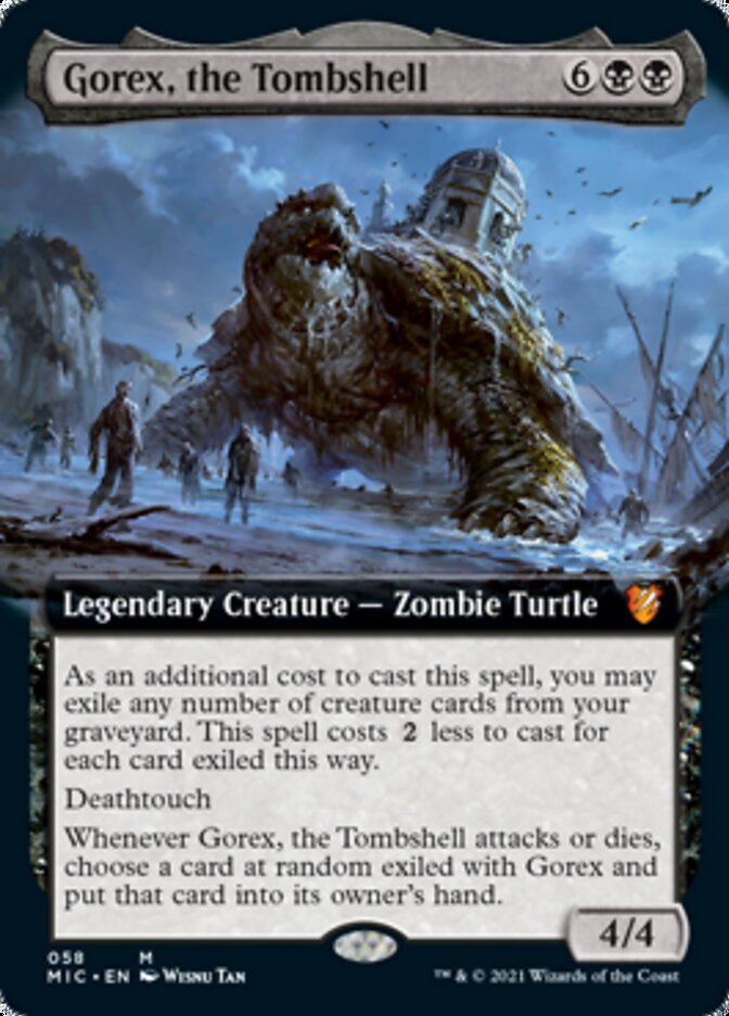 Gorex, the Tombshell (Extended Art) [Innistrad: Midnight Hunt Commander] | Gamers Paradise