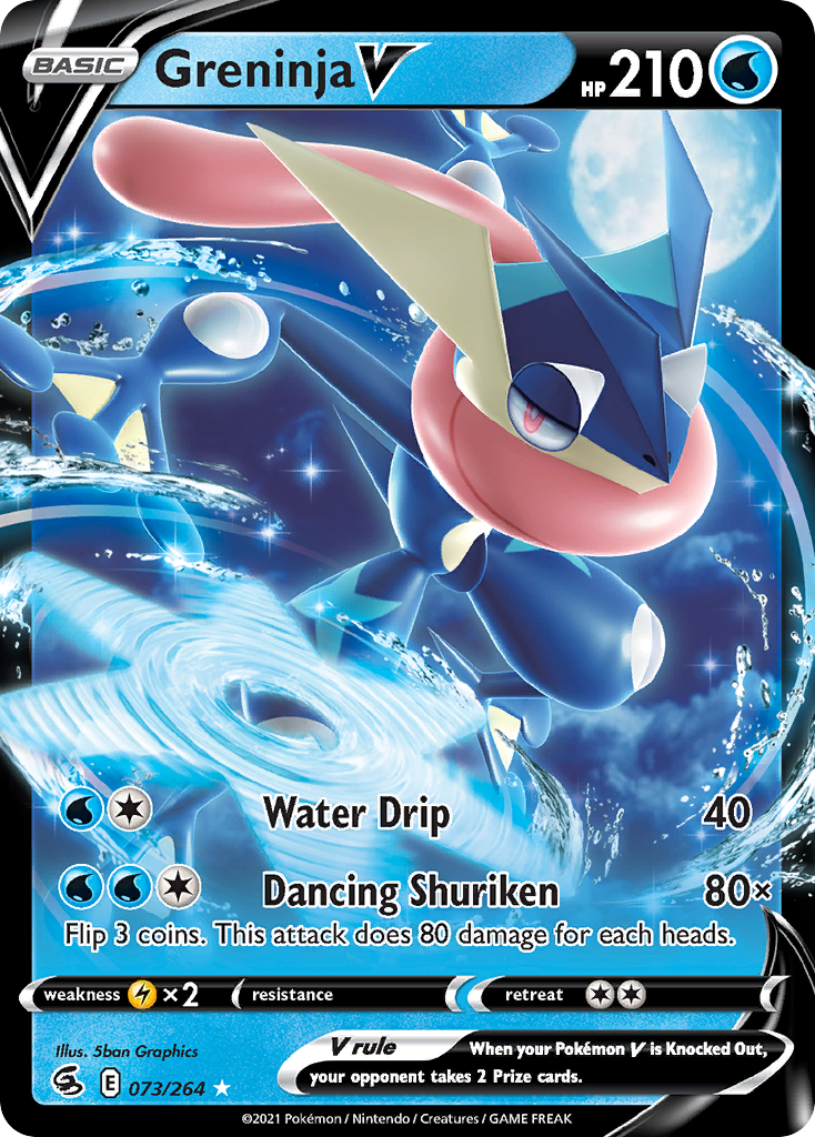 Greninja V (073/264) (Intro Deck) [Sword & Shield: Fusion Strike] | Gamers Paradise