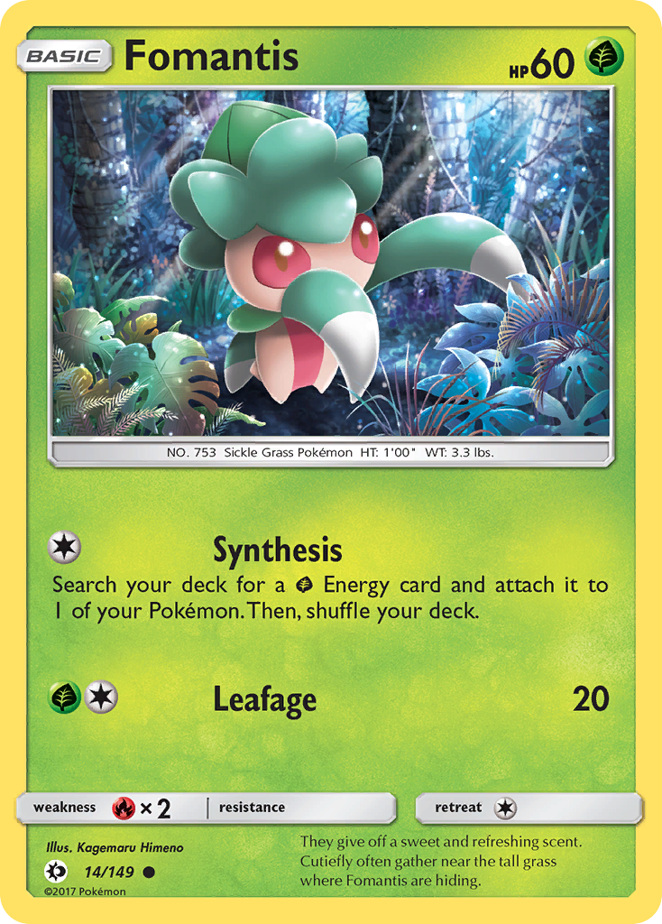 Fomantis (14/149) [Sun & Moon: Base Set] | Gamers Paradise