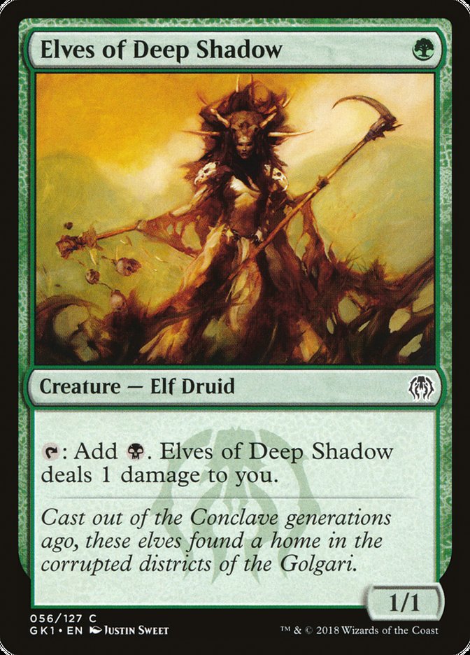 Elves of Deep Shadow [Guilds of Ravnica Guild Kit] | Gamers Paradise