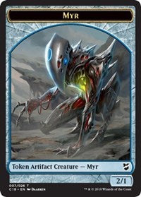 Myr (007) // Thopter (008) Double-Sided Token [Commander 2018 Tokens] | Gamers Paradise