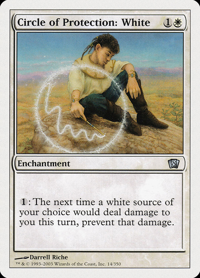 Circle of Protection: White [Eighth Edition] | Gamers Paradise