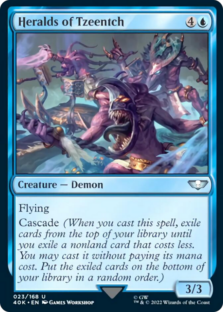 Heralds of Tzeentch (Surge Foil) [Warhammer 40,000] | Gamers Paradise