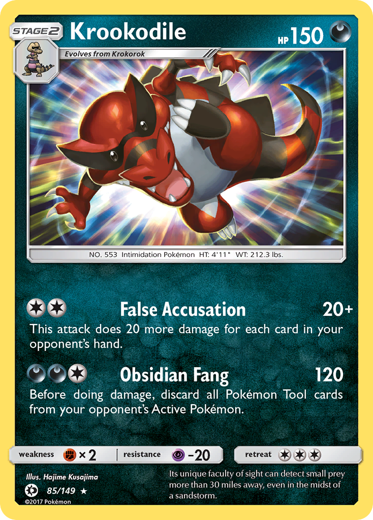 Krookodile (85/149) [Sun & Moon: Base Set] | Gamers Paradise