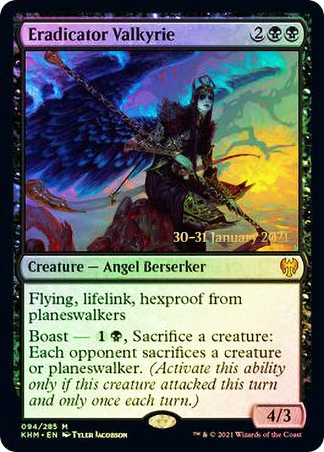 Eradicator Valkyrie [Kaldheim Prerelease Promos] | Gamers Paradise