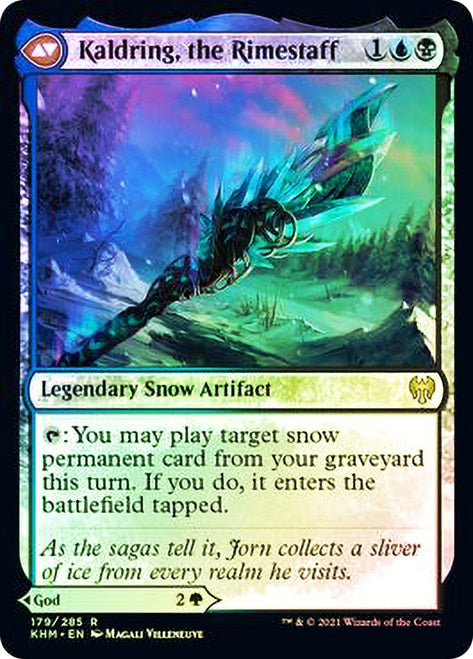 Jorn, God of Winter // Kaldring, the Rimestaff [Kaldheim Prerelease Promos] | Gamers Paradise