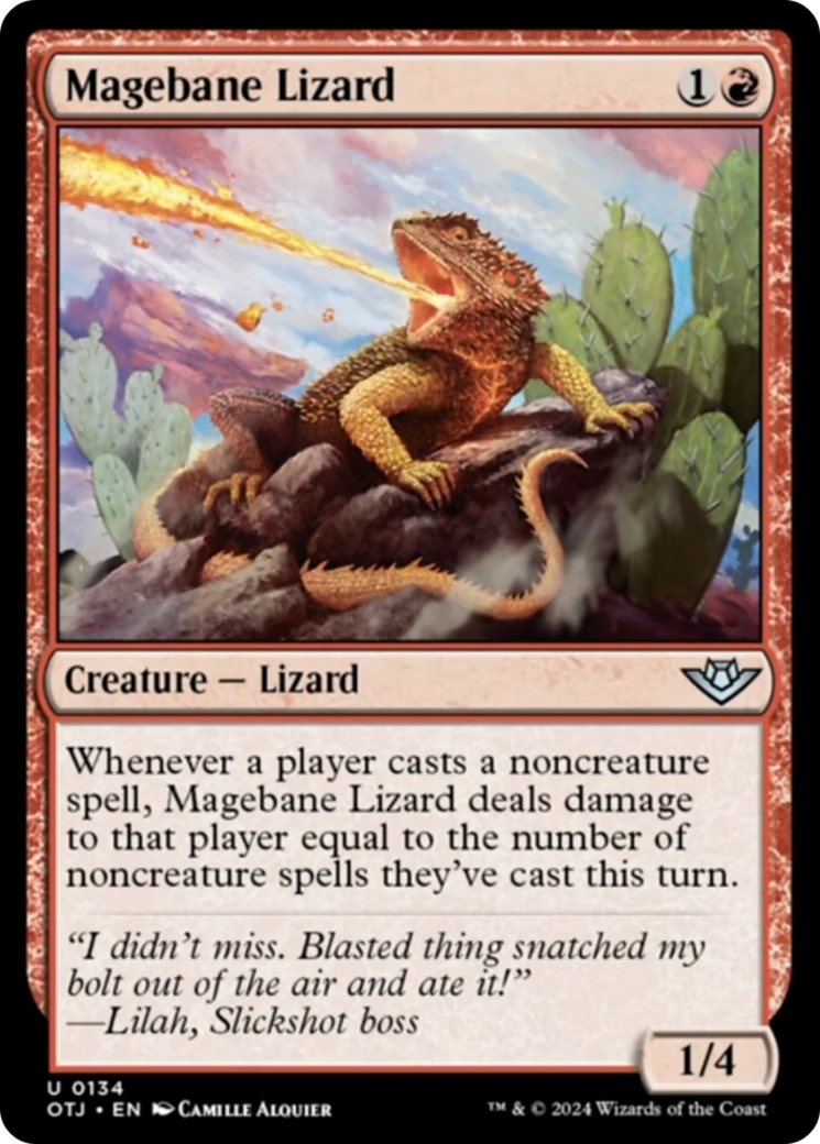 Magebane Lizard [Outlaws of Thunder Junction] | Gamers Paradise