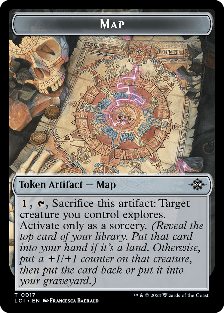 Map // Golem Double-Sided Token [The Lost Caverns of Ixalan Tokens] | Gamers Paradise