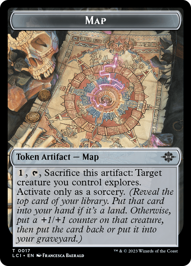 Map // Fungus Double-Sided Token [The Lost Caverns of Ixalan Tokens] | Gamers Paradise