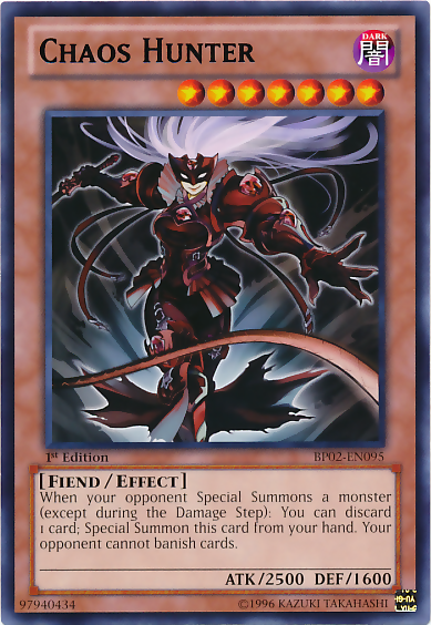 Chaos Hunter [BP02-EN095] Rare | Gamers Paradise