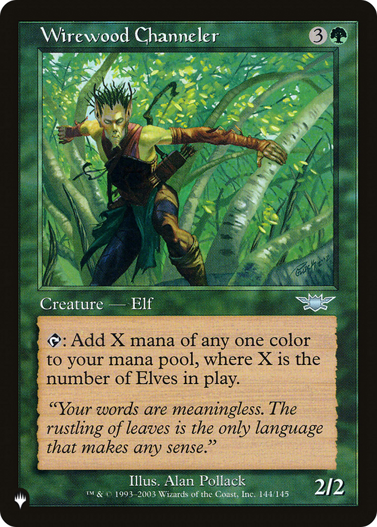 Wirewood Channeler [The List Reprints] | Gamers Paradise