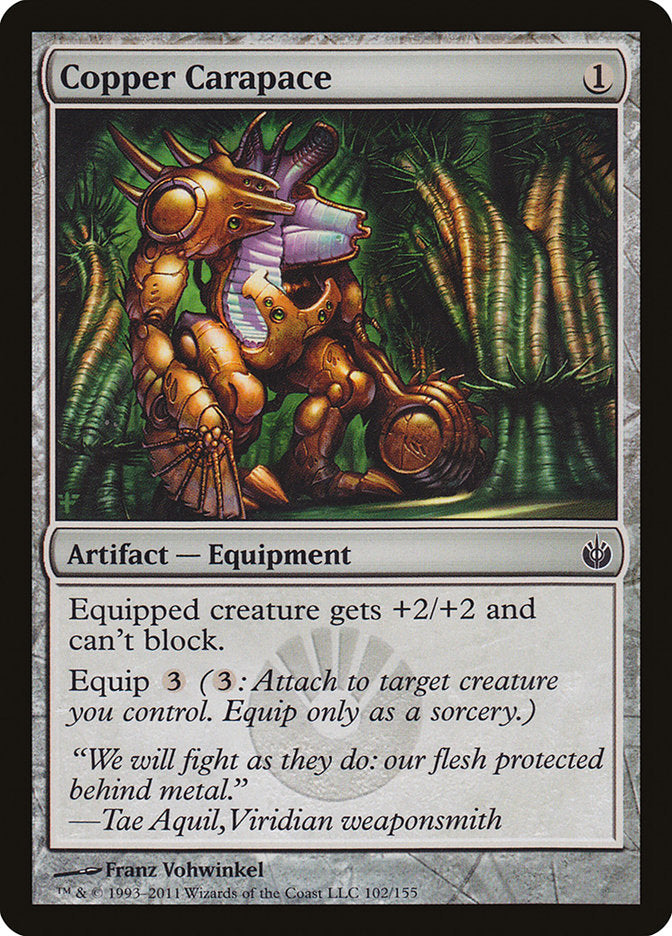 Copper Carapace [Mirrodin Besieged] | Gamers Paradise