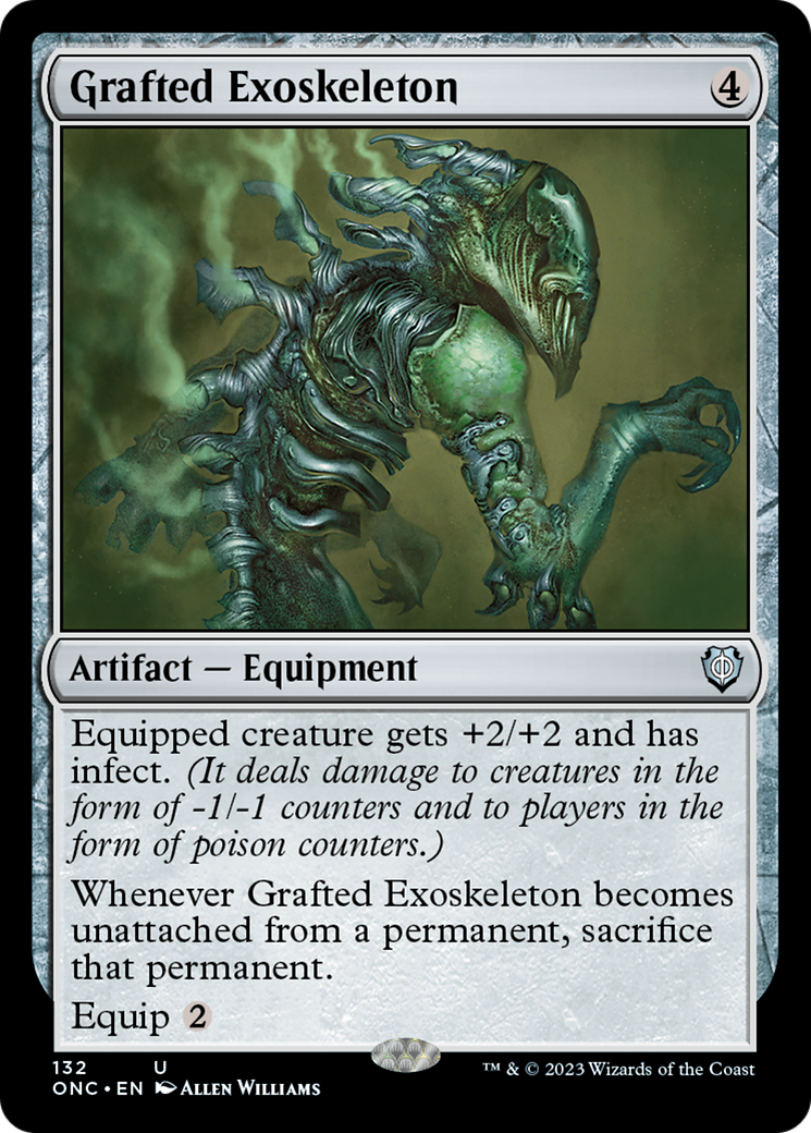 Grafted Exoskeleton [Phyrexia: All Will Be One Commander] | Gamers Paradise