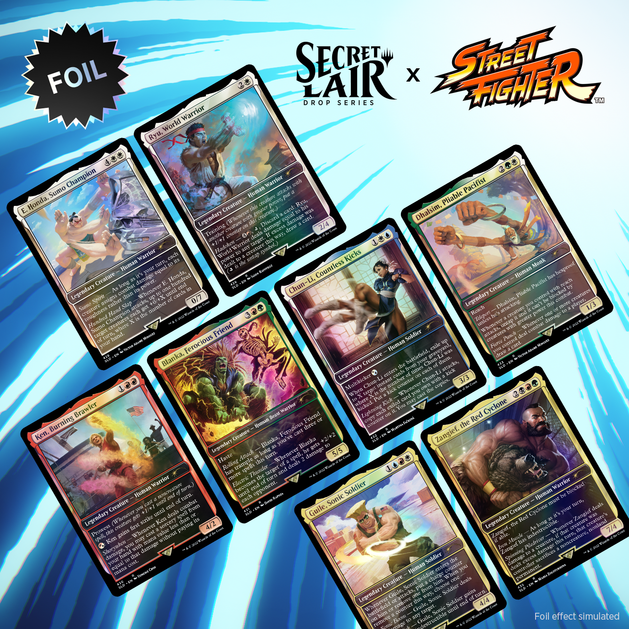 Secret Lair: Drop Series - Secret Lair x Street Fighter (Foil Edition) | Gamers Paradise