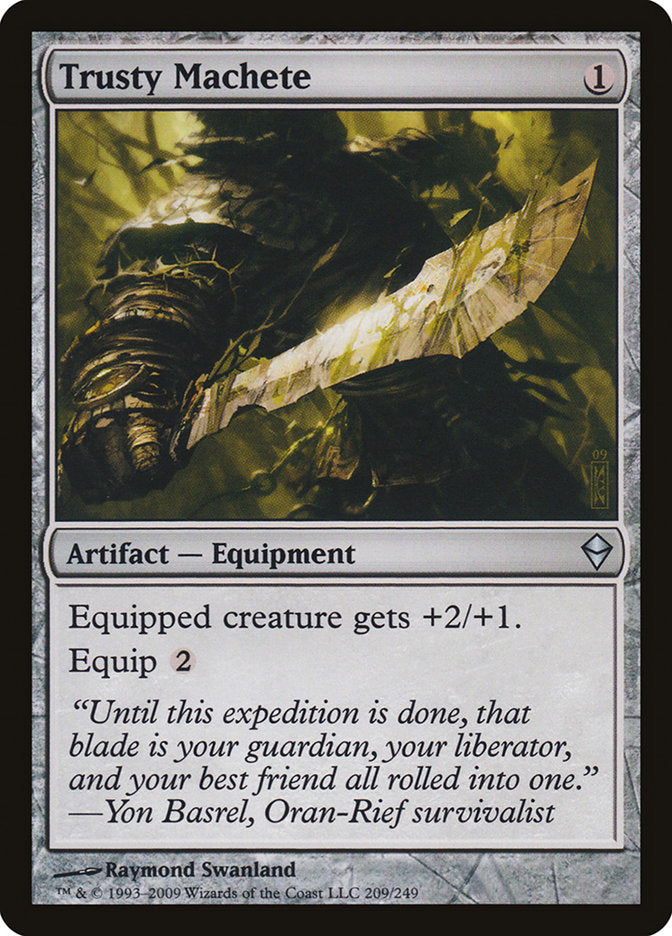 Trusty Machete [Zendikar] | Gamers Paradise