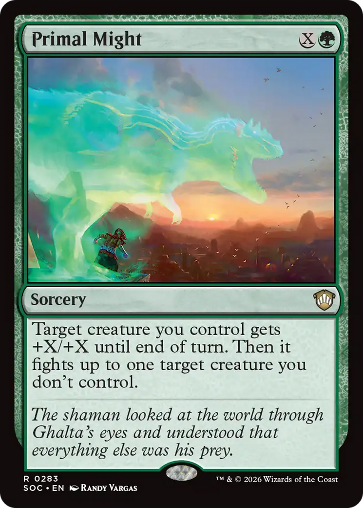 Primal Might [Secrets of Strixhaven Commander] | Gamers Paradise