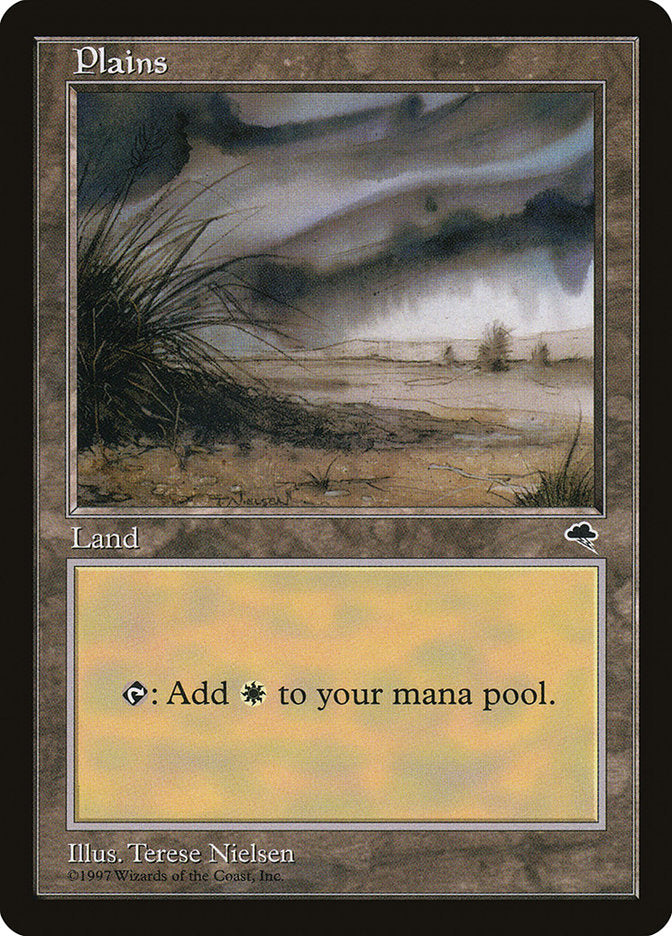 Plains (Signature on Center Left) [Tempest] | Gamers Paradise