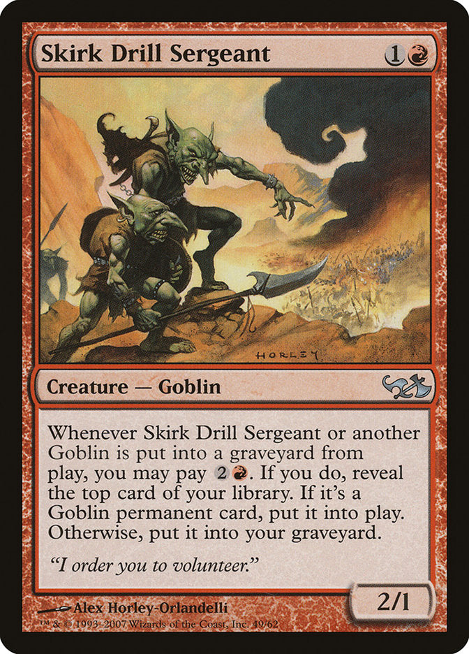 Skirk Drill Sergeant [Duel Decks: Elves vs. Goblins] | Gamers Paradise