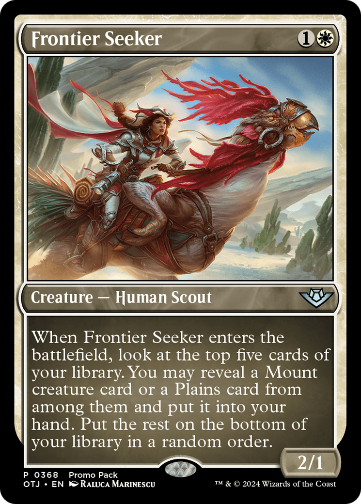 Frontier Seeker (Promo Pack) [Outlaws of Thunder Junction Promos] | Gamers Paradise